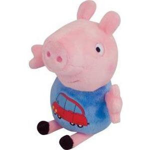 Мягкая игрушка Росмэн Джордж с машинкой Peppa Pig (29620)