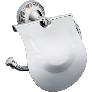 Держатель туалетной бумаги Fixsen Bogema с крышкой (FX-78510) держатель для туалетной бумаги prime с крышкой белый