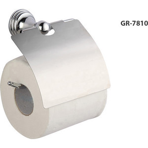 Держатель туалетной бумаги Grampus Laguna с крышкой (GR-7810) держатель туалетной бумаги grampus alfa gr 9510