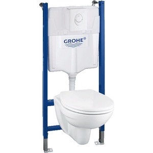 Комплект унитаза Grohe Lixil Solido инсталляция, сиденье микролифт (39117000)