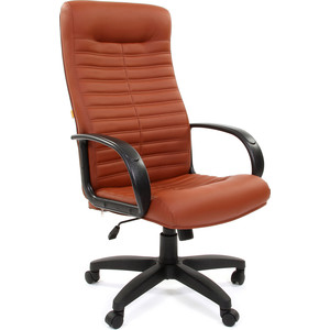 Офисное кресло Chairman 480 LT к/з Terra 111 коричнеый офисное кресло chairman game 17 экопремиум голубой