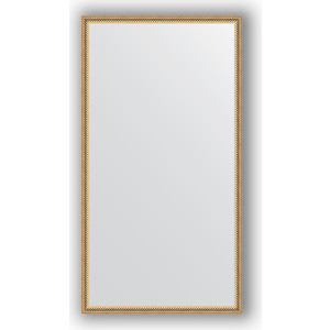 Зеркало в багетной раме поворотное Evoform Definite 58x108 см, витое золото 28 мм (BY 0726)