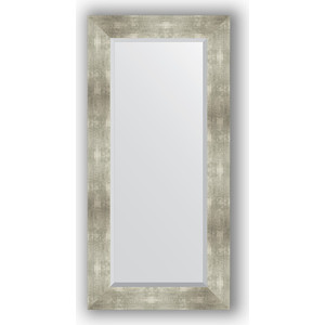 Зеркало с фацетом в багетной раме поворотное Evoform Exclusive 56x116 см, алюминий 90 мм (BY 1150)