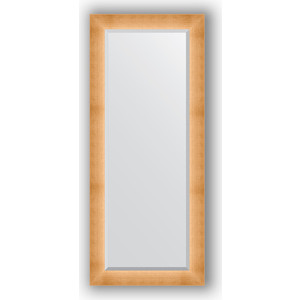 Зеркало с фацетом в багетной раме поворотное Evoform Exclusive 66x156 см, травленое золото 87 мм (BY 1191)