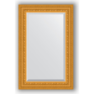 Зеркало с фацетом в багетной раме поворотное Evoform Exclusive 55x85 см, сусальное золото 80 мм (BY 1234)