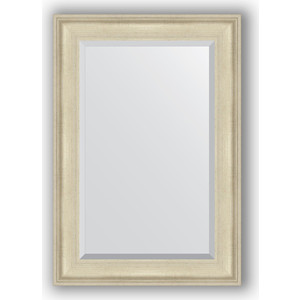 Зеркало с фацетом в багетной раме поворотное Evoform Exclusive 68x98 см, травленое серебро 95 мм (BY 1276)