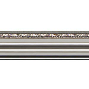 Зеркало с фацетом в багетной раме поворотное Evoform Exclusive 76x166 см, римское серебро 88 мм (BY 1307)