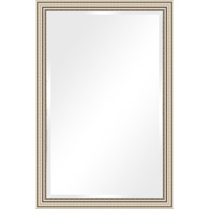 Зеркало с фацетом в багетной раме поворотное Evoform Exclusive 117x177 см, серебряный акведук 93 мм (BY 1318)