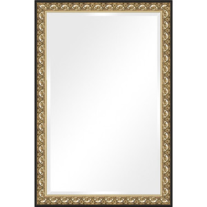 Зеркало с фацетом в багетной раме поворотное Evoform Exclusive 120x180 см, барокко золото 106 мм (BY 1321)