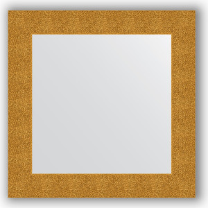 Зеркало в багетной раме Evoform Definite 70x70 см, чеканка золотая 90 мм (BY 3150)
