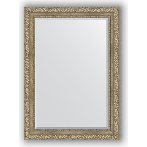 Зеркало с фацетом в багетной раме поворотное Evoform Exclusive 75x105 см, виньетка античное серебро 85 мм (BY 3461)