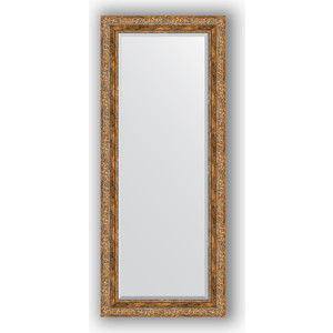 Зеркало с фацетом в багетной раме поворотное Evoform Exclusive 60x145 см, виньетка античная бронза 85 мм (BY 3540)