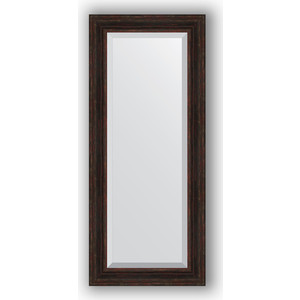Зеркало с фацетом в багетной раме поворотное Evoform Exclusive 64x149 см, темный прованс 99 мм (BY 3551)