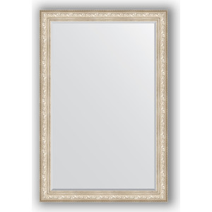 Зеркало с фацетом в багетной раме поворотное Evoform Exclusive 120x180 см, виньетка серебро 109 мм (BY 3634)