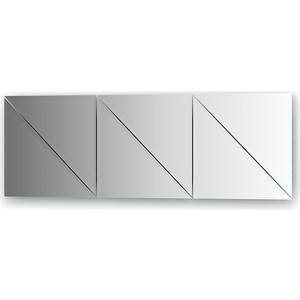 Зеркальная плитка Evoform Reflective с фацетом 10 мм, 30 х 30 см, комплект 6 шт. (BY 1519)