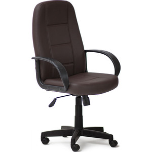 Кресло TetChair СН747 кож/зам, коричневый, 36-36 кресло tetchair comfort lt 22 флок коричневый 6
