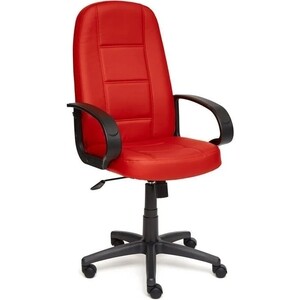 Кресло TetChair СН747 кож/зам, красный, 36-161 массажёр для лица четыре колеса 25 × 9 × 7 см оранжевый красный