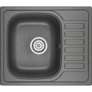 Кухонная мойка и смеситель Granula GR-5801, GR-2015 графит