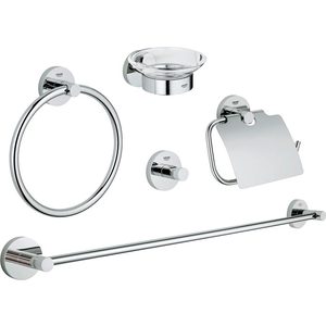 Набор аксессуаров Grohe Essentials 5 предметов (40344001) набор аксессуаров для ванной комнаты 5 в 1 wellsee