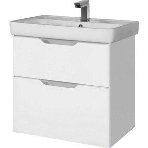 Мебель для ванной Dreja Q 60 с ящиками, белый глянец
