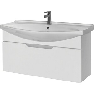 Мебель для ванной Dreja Laguna 105 с ящиком, белый глянец