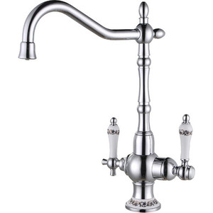 Смеситель для кухни ZorG Clean Water под фильтр, хром (ZR 336 YF-50) water flosser y202）
