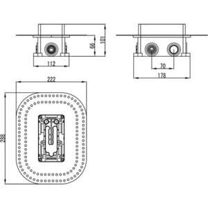 Механизм для ванны Ravak R-box Multi RB 071.50 (X070074)