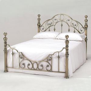 Кровать металлическая TetChair VICTORIA 160x200, цвет античная медь