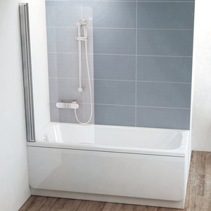 Шторка для ванны Ravak Chrome CVS1-80 L прозрачная, хром, левая (7QL40C00Z1)