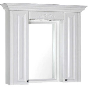 Зеркало-шкаф Aquanet Кастильо 120 белый (183169) зеркало aquanet lino 90 белый матовый 253908