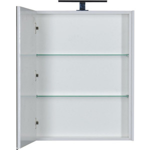 Зеркальный шкаф Aquanet Латина 60 белый (179942)