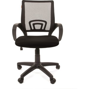 Офисное кресло Chairman 696 черный компьютерное кресло chairman home 119 т 14 brown 00 07108931