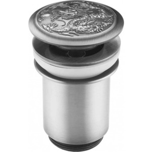 Донный клапан ZorG Antic матовое серебро (AZR 1 SL) душевая система zorg antic со смесителем серебро a 201ds sl