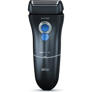 Электробритва Braun 130 Series 1 черный/синий аккумуляторный дисплей для стрижки волос профессиональный триммер для волос usb