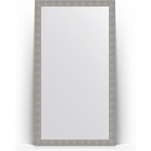 Зеркало напольное Evoform Definite Floor 111x201 см, в багетной раме - чеканка серебряная 90 мм (BY 6021)