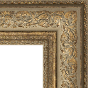 Зеркало с гравировкой поворотное Evoform Exclusive-G 135x190 см, в багетной раме - виньетка античная бронза 109 мм (BY 4511)