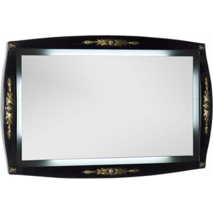 Зеркало Aquanet Виктория 120 черный/золото (183927)