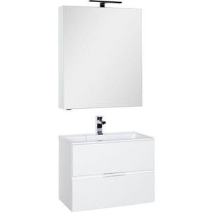 Мебель для ванной Aquanet Алвита 70 белый зеркальный шкаф aquanet алвита 70 белый 184038