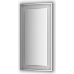 Зеркало в багетной раме поворотное Evoform Ledside со светильником 26,5 W 60x120 см (BY 2214)