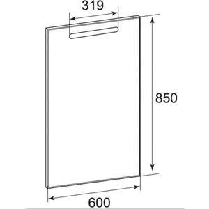 Зеркало Roca Gap 60 с подсветкой (ZRU9302688)