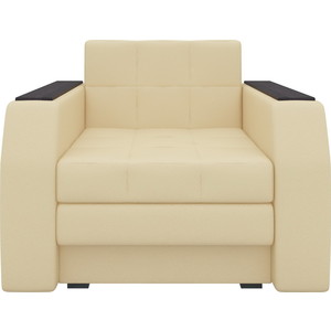 Кресло-кровать Мебелико Атлант эко-кожа бежевый