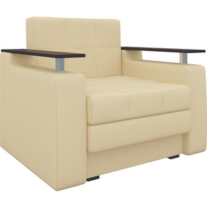 Кресло-кровать Мебелико Комфорт эко-кожа бежевый