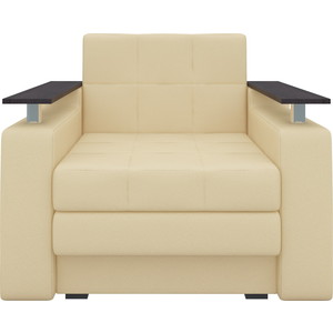 Кресло-кровать Мебелико Комфорт эко-кожа бежевый