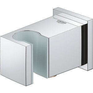 Подключение для шланга Grohe Euphoria Cube с держателем, хром (26370000) подключение для душевого шланга с держателем remer 337xxv