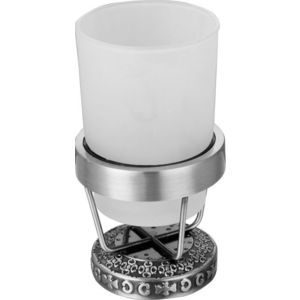 Стакан для ванной ZorG Antic серебро (AZR 24 SL) душевая система zorg antic со смесителем серебро a 403ds sl