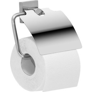 Держатель туалетной бумаги IDDIS Edifice с крышкой, хром (EDISBC0i43) держатель запасной туалетной бумаги iddis
