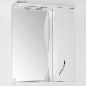 Зеркало-шкаф Style line Амелия 65 с подсветкой, белый (ЛС-00000013) пенал stella polar опера 36 белый sp 00000013