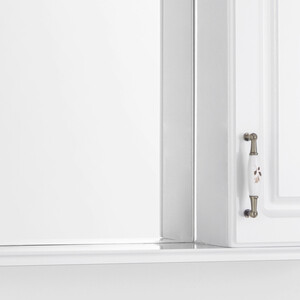 Зеркало-шкаф Style line Олеандр-2 Люкс 55 с подсветкой, белый (ЛС-00000049)