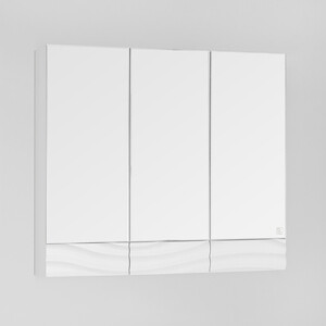 Зеркальный шкаф Style line Вероника 80 белый (ЛС-00000057)