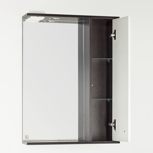 Зеркало-шкаф Style line Панда Стиль 60 венге/белый (ЛС-00000088)